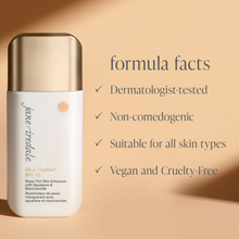 Charger l'image dans la galerie, Glow Fixation SPF 40 Rehausseur de Teint Transparent avec Squalane et Niacinamide
